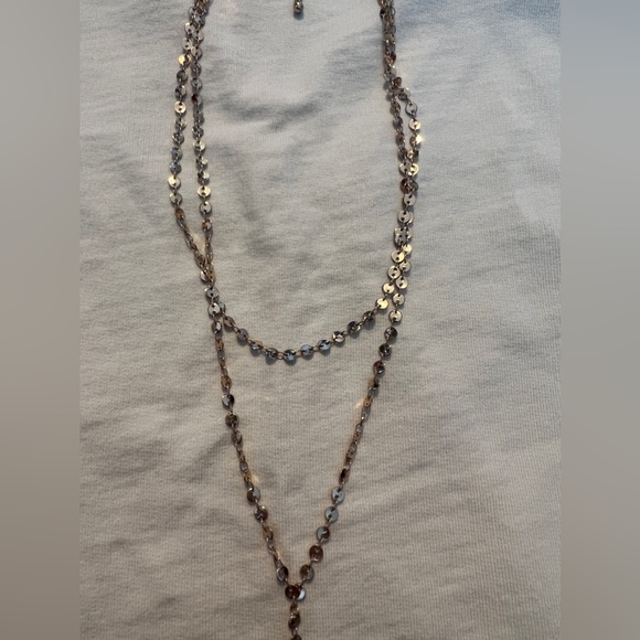 Forever 21 Sparkle Tassel Necklace - Picture 3 of 5